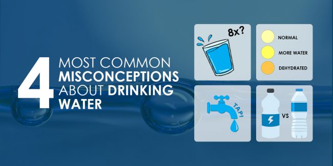 4 Most Common Misconceptions about Drinking Water